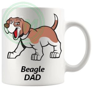 Beagle Mom and Dad Mugs, Mug Mom