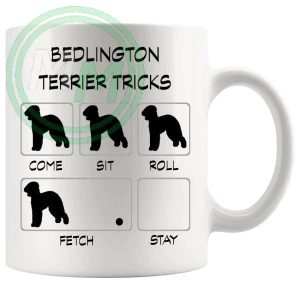 Bedlington Terrier Tricks Mug Gifts For Doggy Moms And Dads