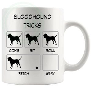 Bloodhound Tricks Mug Gifts For Doggy Moms And Dads