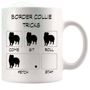 Border Collie Tricks Mug Gifts For Doggy Moms And Dads