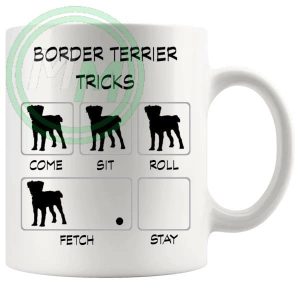 Border Terrier Tricks Mug Gifts For Doggy Moms And Dads