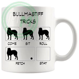 Bullmastiff Tricks Mug Gifts For Doggy Moms And Dads