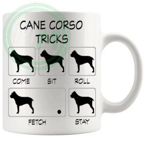 Cane Corso Tricks Mug Gifts For Doggy Moms And Dads