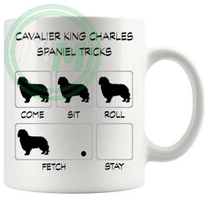 Cavalier King Charles Spaniel Tricks Mug Gifts For Doggy Moms And Dads