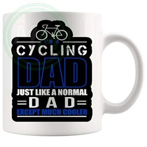 Cycling Dad Mug in Blue