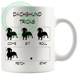 Dachshund Tricks Mug Gifts For Doggy Moms And Dads