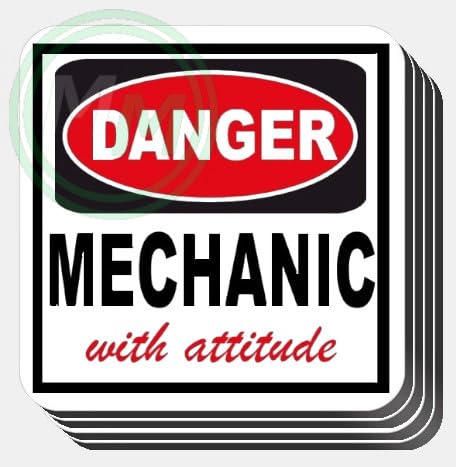 Danger Mechanic With Attitude Novelty Gifts Mug B0CJ7TK8LK 2