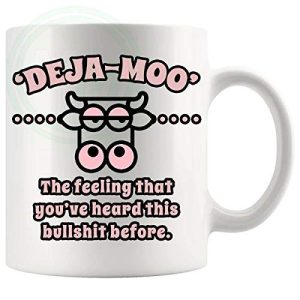 Deja-Moo Mug in Pink