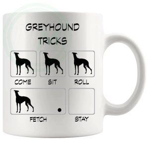 Greyhound Tricks Mug Gifts For Doggy Moms And Dads