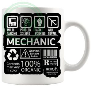 Hard Working Mechanic Mug