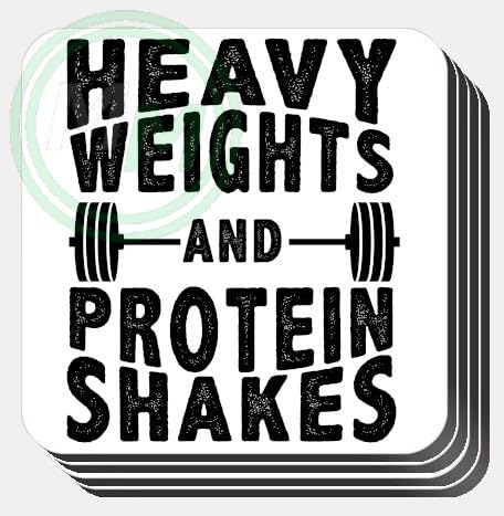 Heavy Weights And Protein Shakes Gifts Mug B0CJ7W3L4N 2