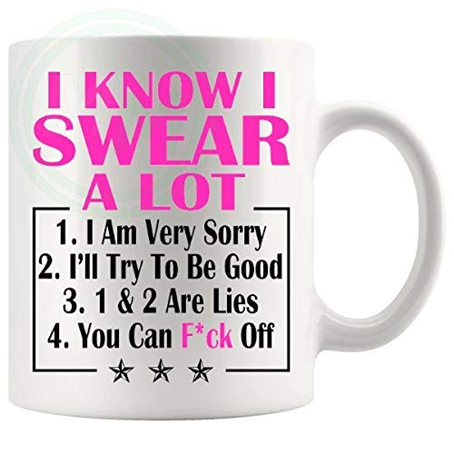 I Know I swear A Lot In Pink B08BFV2332