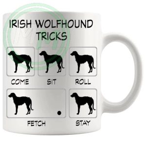 Irish Wolfhound Tricks Mug Gifts For Doggy Moms And Dads