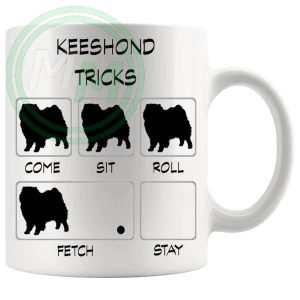 Keeshond Tricks Mug Gifts For Doggy Moms And Dads