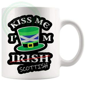 Kiss Me I'm Scottish Mug Style 2