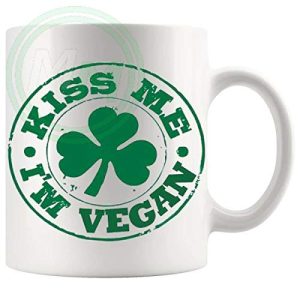 Kiss Me I'm Vegan Mug