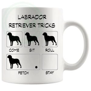Labrador Tricks Mug Gifts For Doggy Moms And Dads