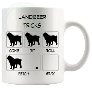 Landseer Tricks Mug Gifts For Doggy Moms And Dads