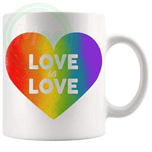 Love Is Love Heart Mug