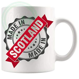 Made In Scotland Mug Red