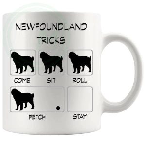 Newfoundland Tricks Mug Gifts For Doggy Moms And Dads