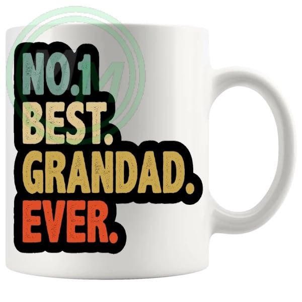 No1 Best Grandad Ever Gifts Mug B0CJ7VS5FW