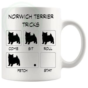 Norwich Terrier Tricks Mug Gifts For Doggy Moms And Dads