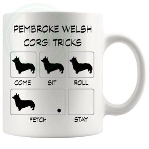 Pembroke Welsh Corgi Tricks Mug Gifts For Doggy Moms And Dads