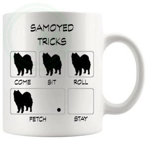 Samoyed Tricks Mug Gifts For Doggy Moms And Dads