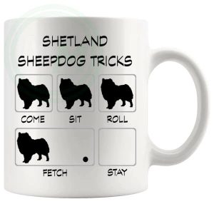 Shetland Sheepdog Tricks Mug Gifts For Doggy Moms And Dads