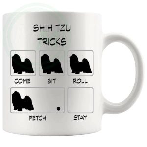 Shih Tzu Tricks Mug Gifts For Doggy Moms And Dads