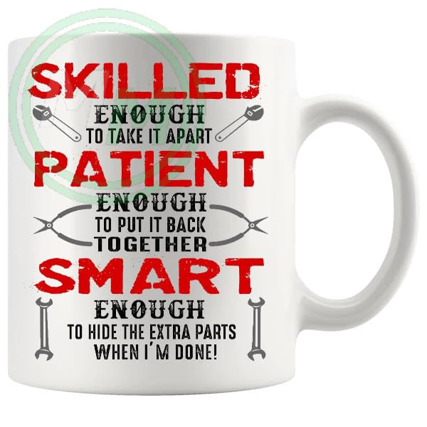 Skilled Patient Smart Novelty Gifts Mug B0CJ7VFF2M