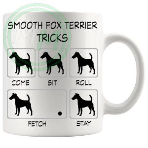 Smooth Fox Terrier Tricks Mug Gifts For Doggy Moms And Dads
