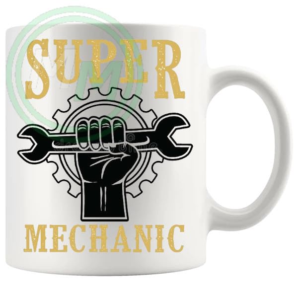 Super Mechanic Novelty Gifts Mug B0CJ7VZ82P