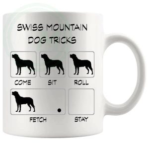 Swiss Mountain Dog Tricks Mug Gifts For Doggy Moms And Dads