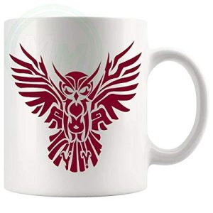 The Owl Mug in Red