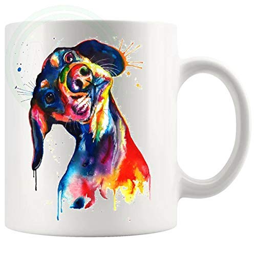The Painted Dog Mug Style 2 B08BJFTTY7