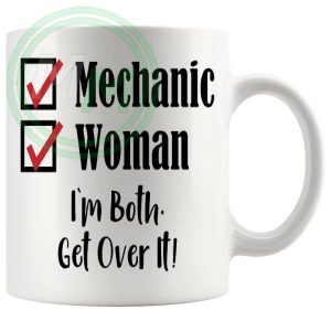 Woman Mechanic Mug