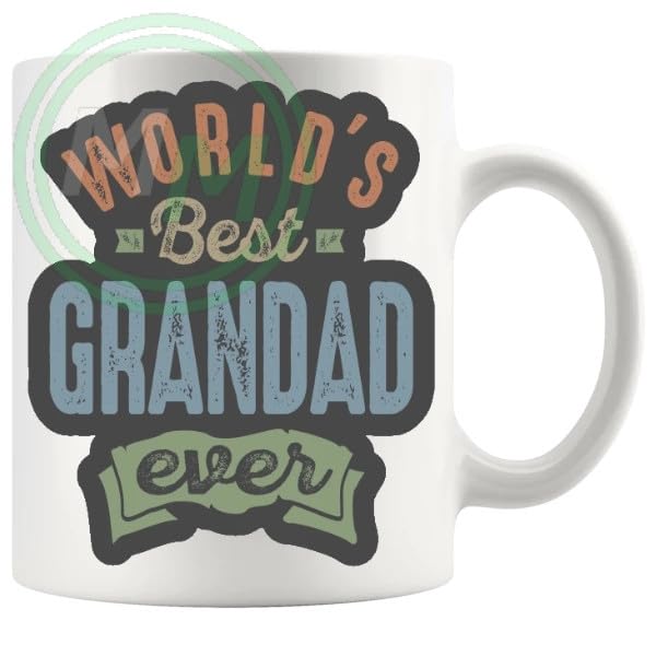 Worlds Best Grandad Ever Gifts Mug B0CJ7WV9TQ